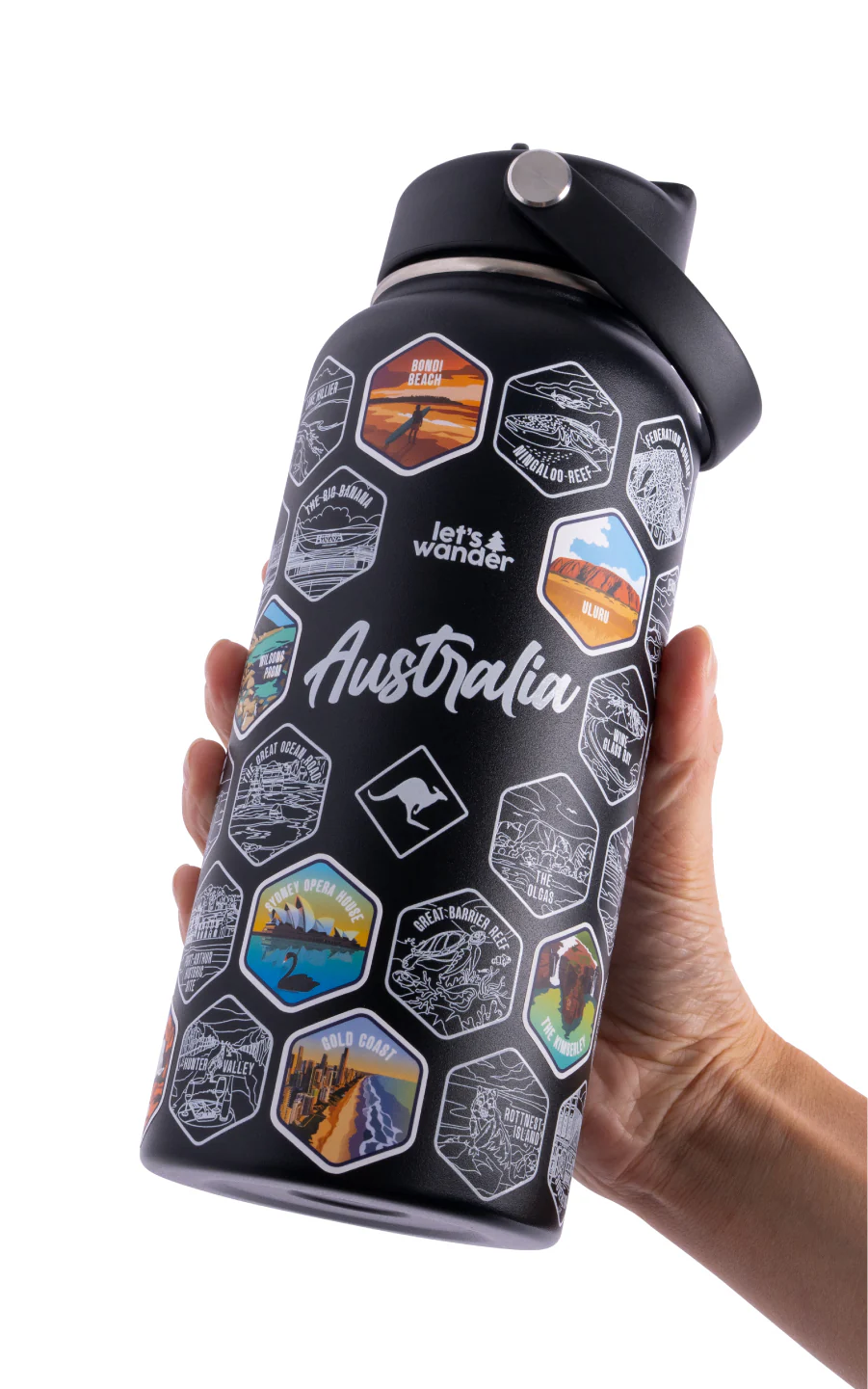Australia Water Bottle + Sticker Set - Image 10
