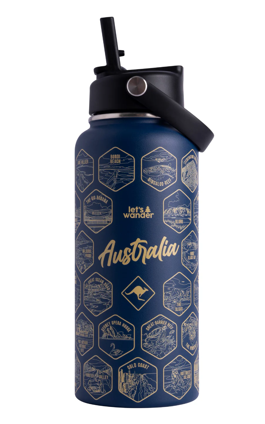 Australia Water Bottle + Sticker Set - Image 14