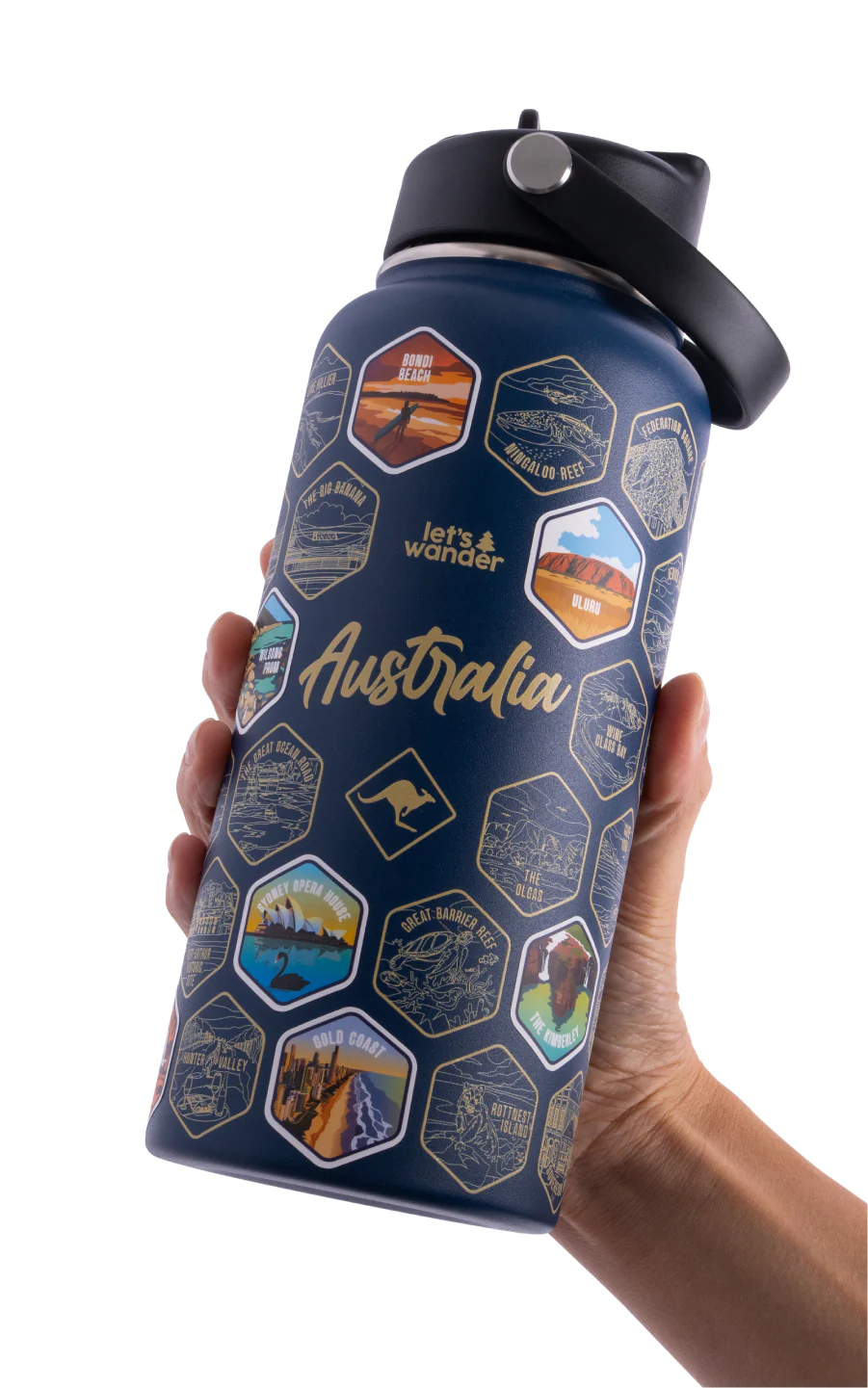 Australia Water Bottle + Sticker Set - Image 20
