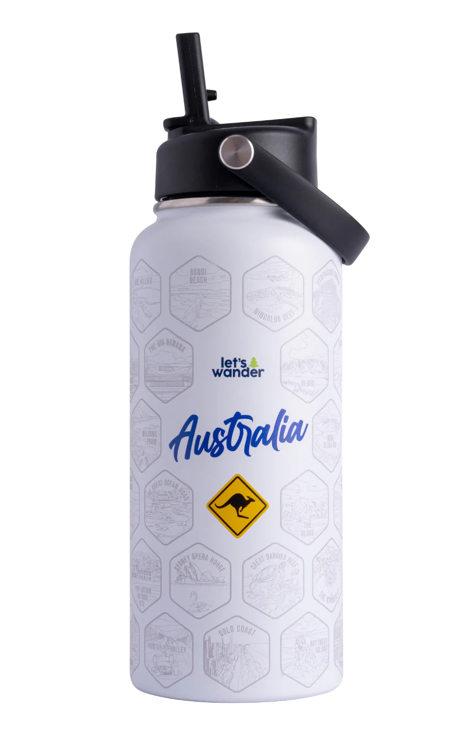Australia Water Bottle + Sticker Set - Image 25