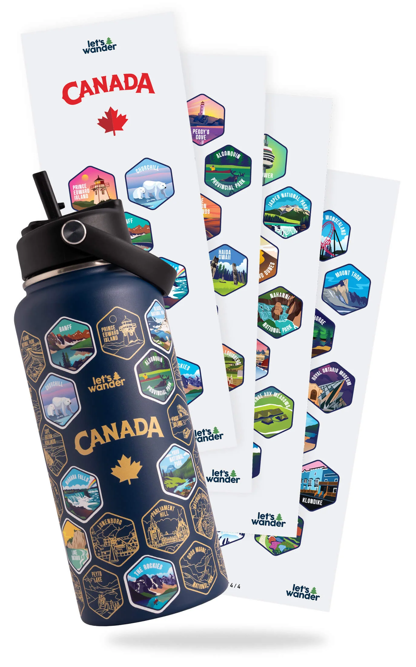 Canada Bottle + Stickers