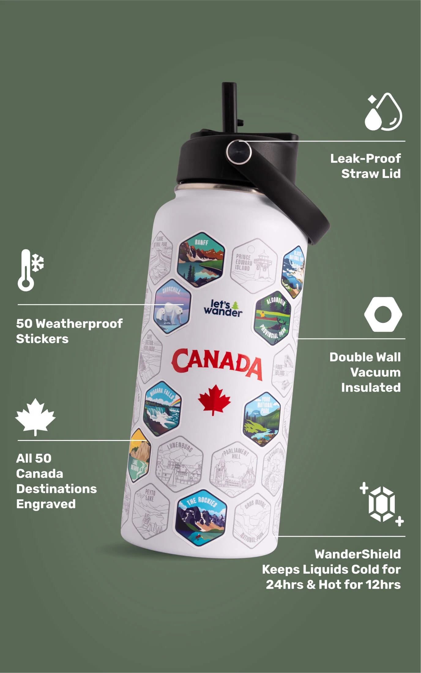 Canada Bottle + Stickers - Image 13