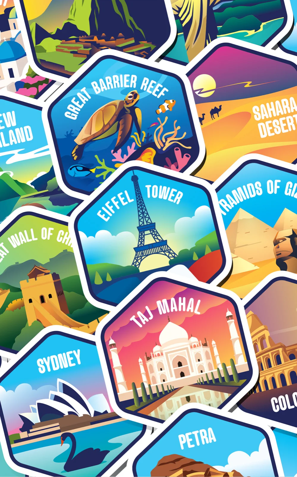Lets Wander - Extra World Explorer Sticker Set - Image 4