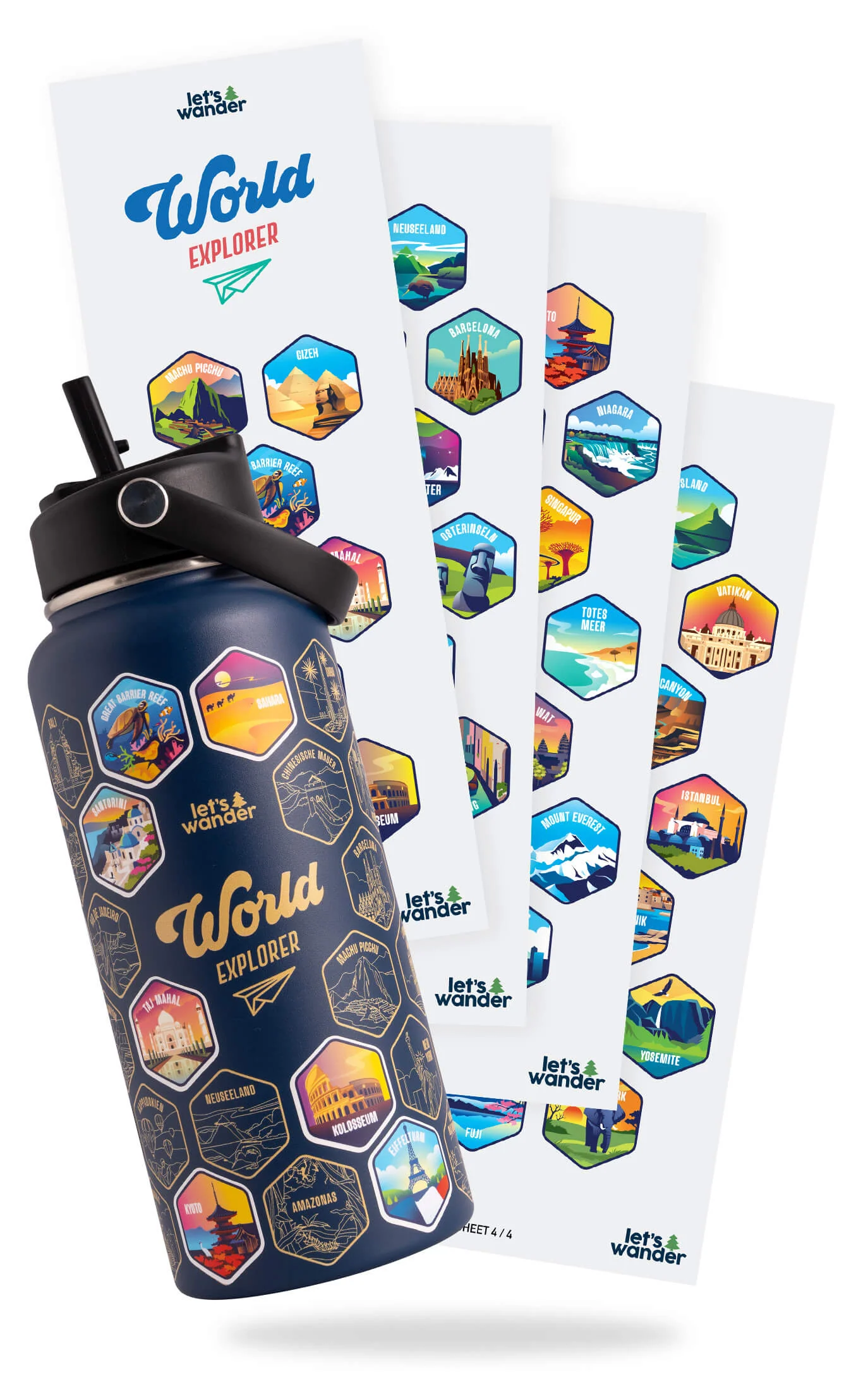 World Explorer Bottle (German)