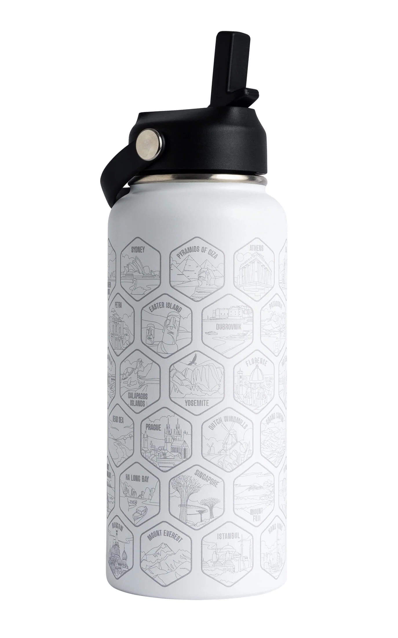 Lets Wander™ World Explorer Water Bottle + Sticker Set - Image 16