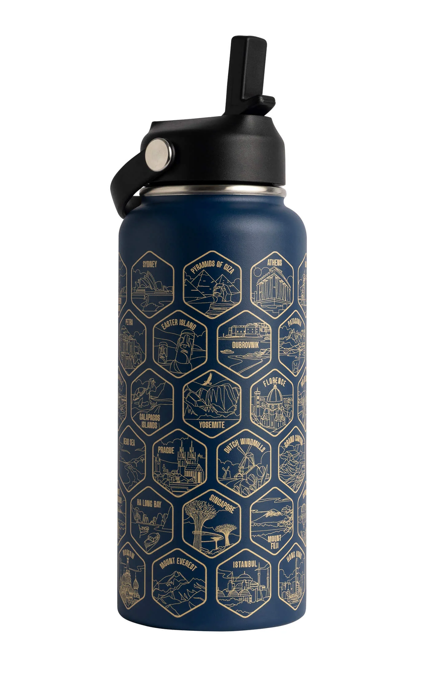 Lets Wander™ World Explorer Water Bottle + Sticker Set - Image 7