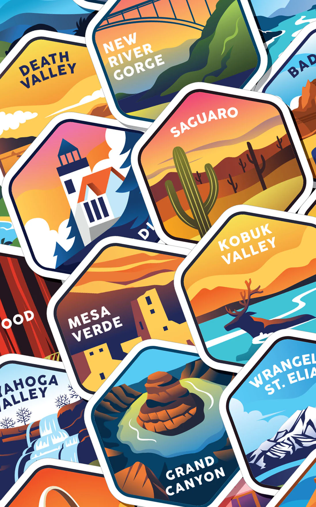 Lets Wander™ Extra National Parks Sticker Sheets - Image 3