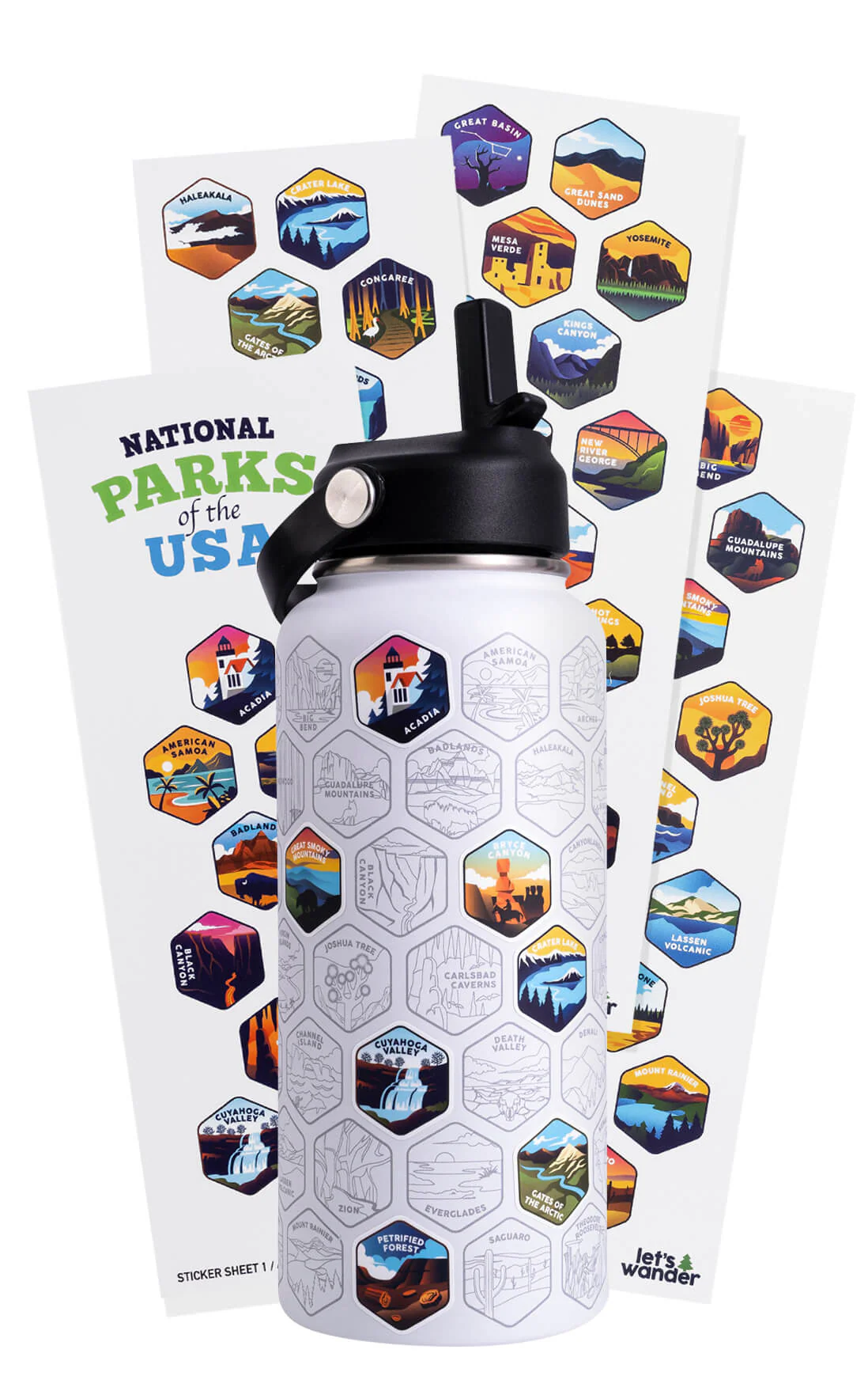 National Parks Bottle + Sticker Set - Image 3