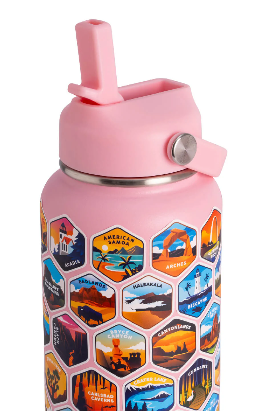 Lets Wander™ National Parks Water Bottle + Stickers - Image 38