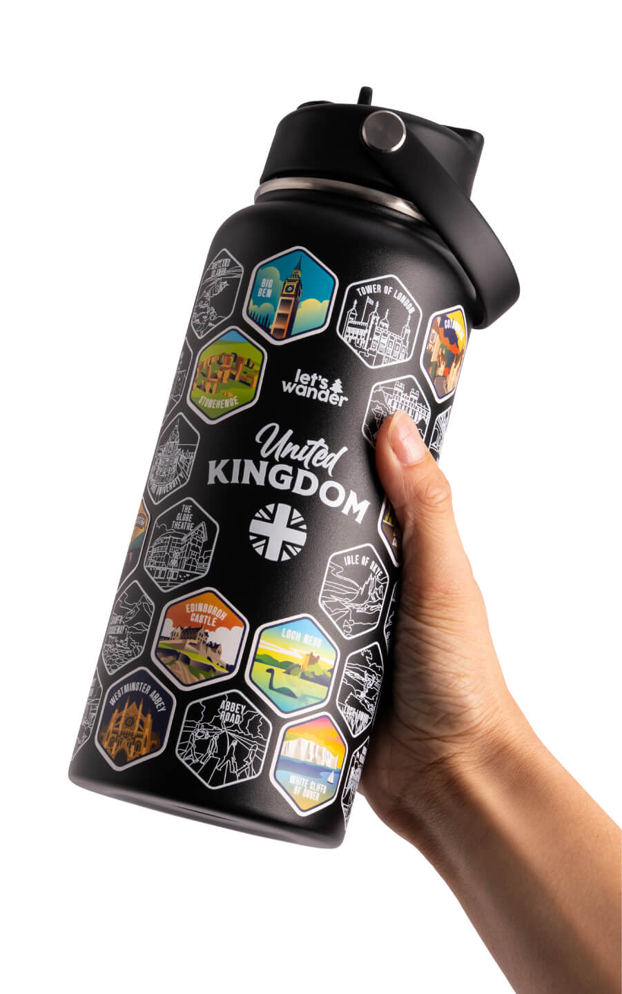 United Kingdom Bottle + Stickers - Image 10