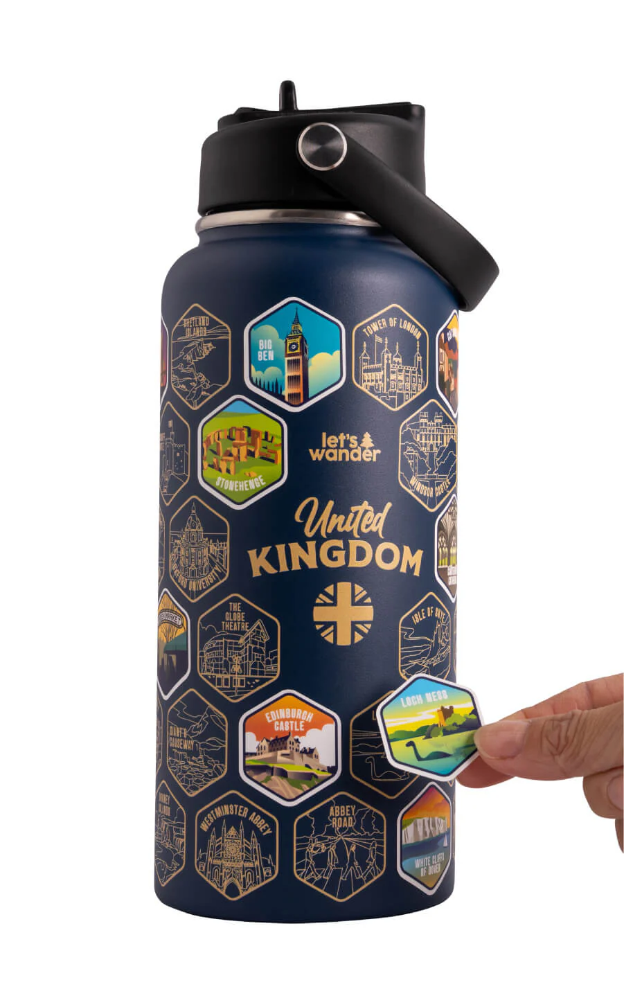 United Kingdom Bottle + Stickers - Image 18