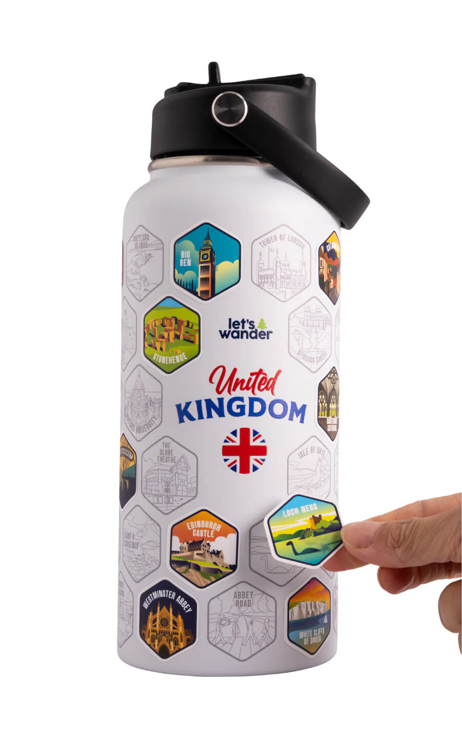 United Kingdom Bottle + Stickers - Image 27