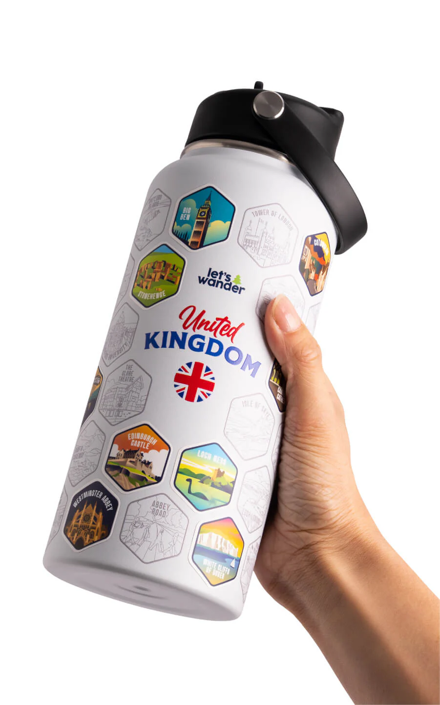 United Kingdom Bottle + Stickers - Image 28