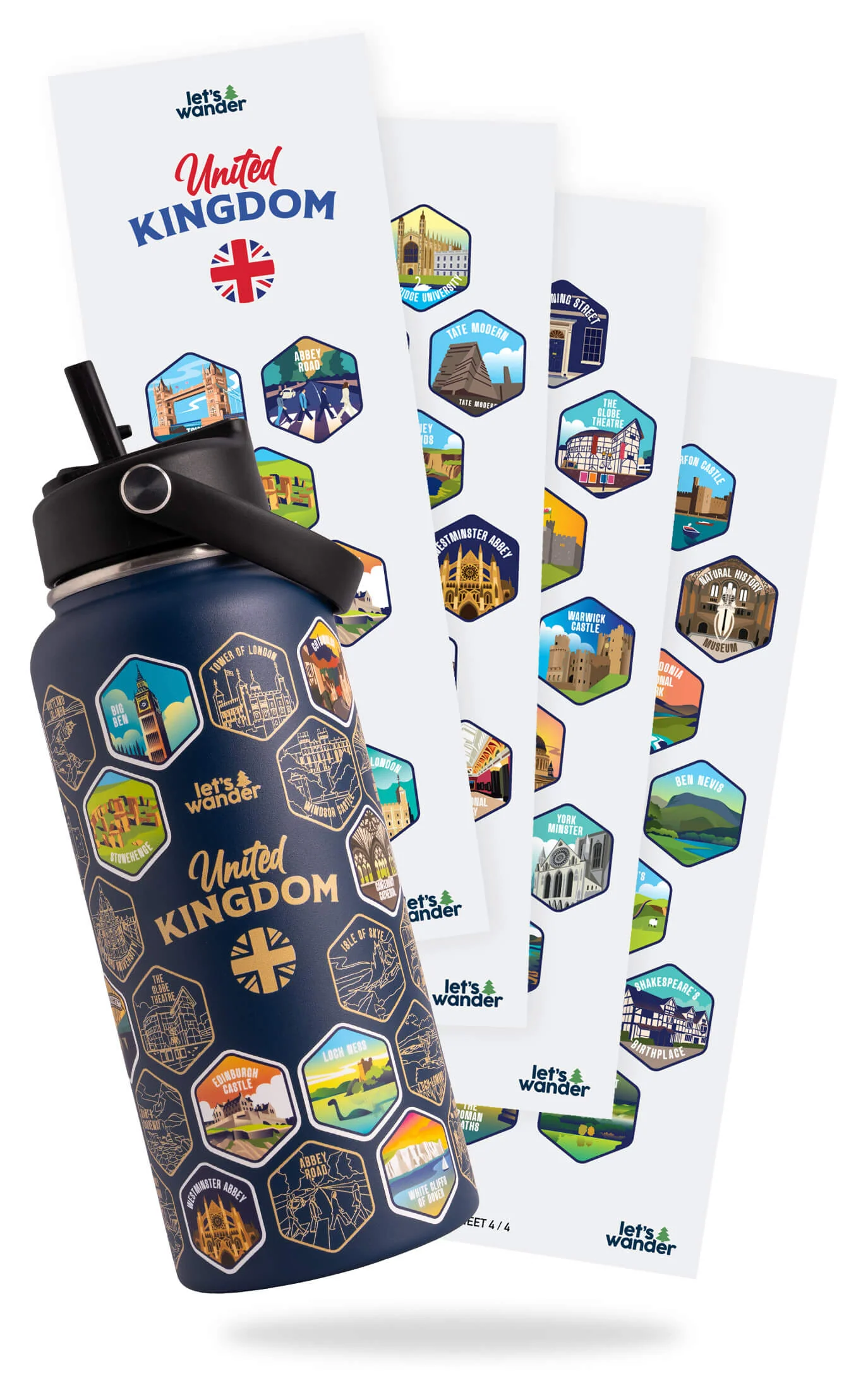 United Kingdom Bottle + Stickers - Image 31