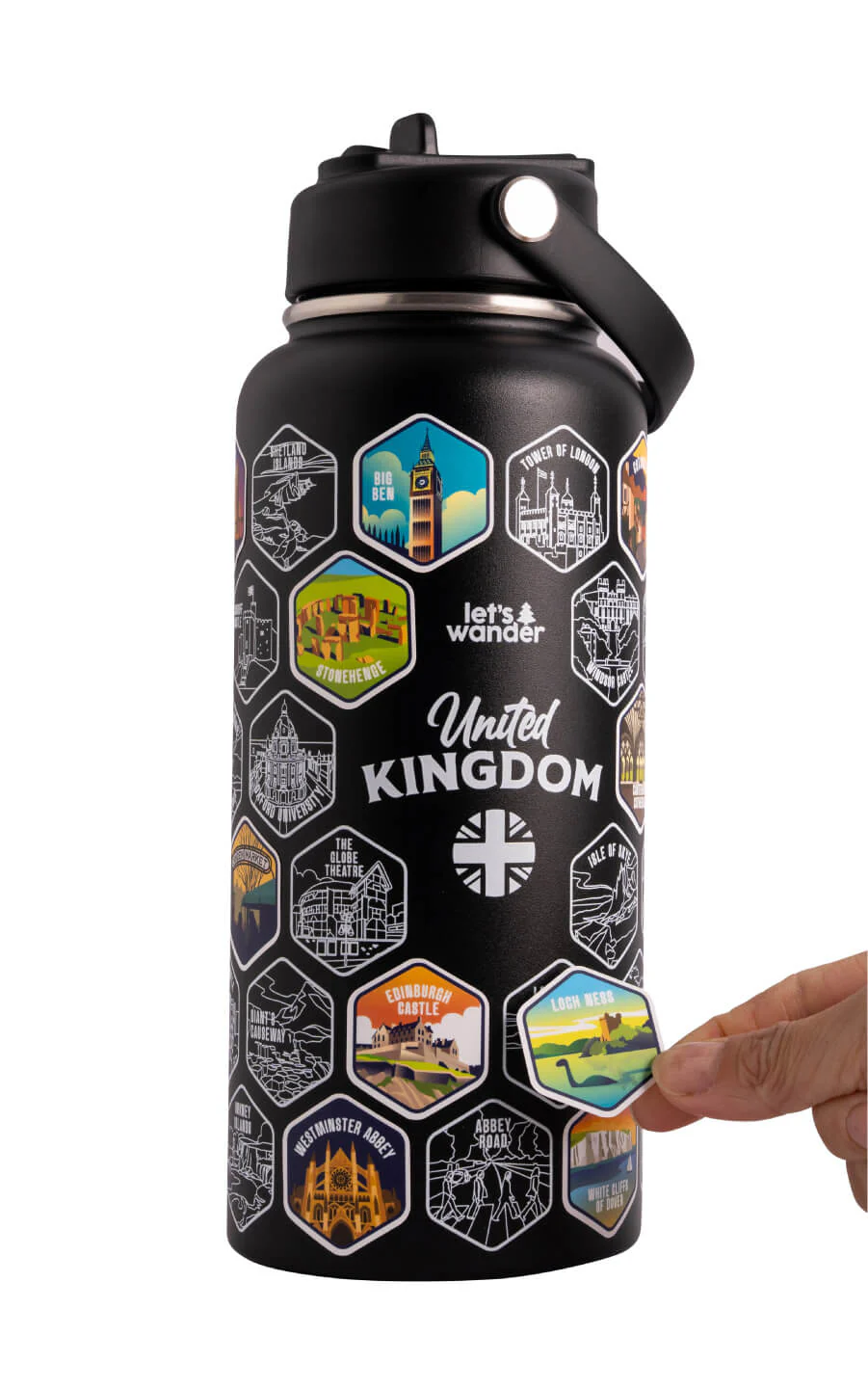 United Kingdom Bottle + Stickers - Image 9